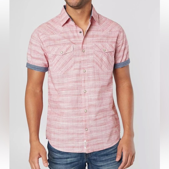 Buckle Shirts Flag Anthem Short Sleeve Pearl Snap Shirt Poshmark